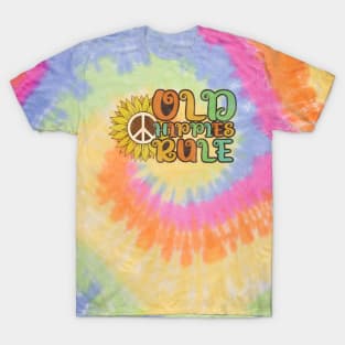 Old Hippies Rule T-Shirt